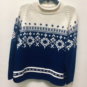 Eddie Bauer Snowflake Sweater